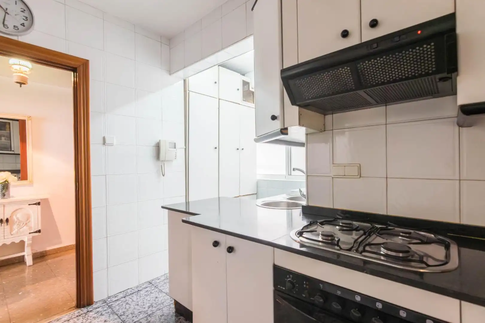 Küche von Wohnung zur Miete in Murcia mit Klimaanlage, Terrasse und Abstellraum