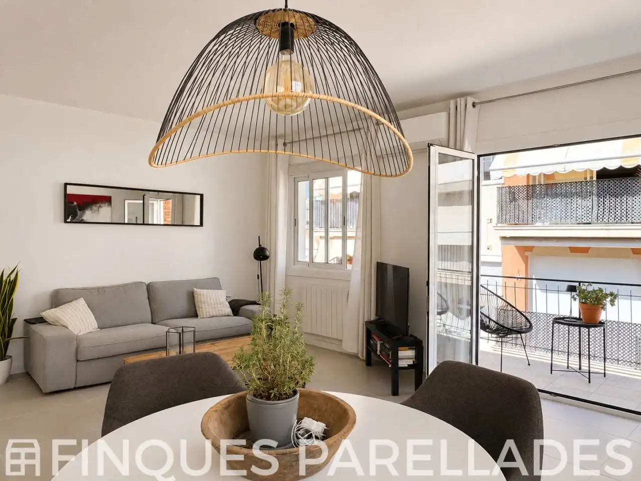 Sala d'estar de Àtic en venda en Sitges amb Aire condicionat, Calefacció i Terrassa