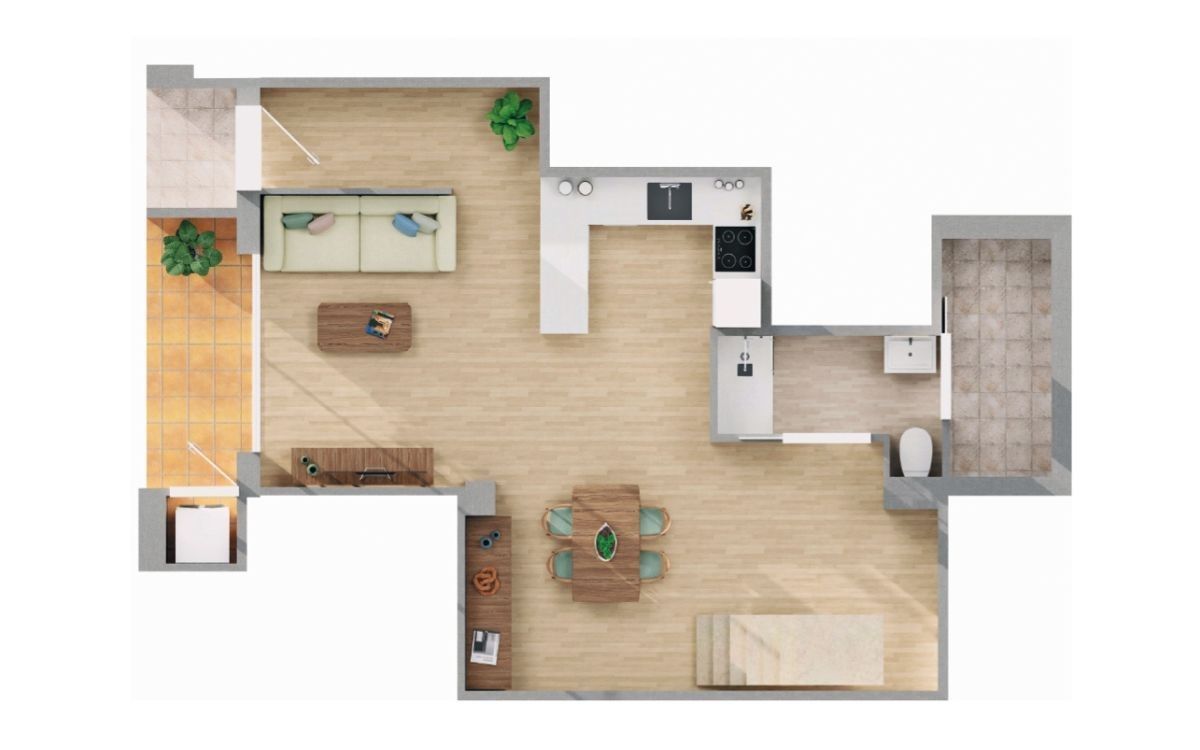 Duplex for sale in Girona Capital  with Air Conditioner and Terrace