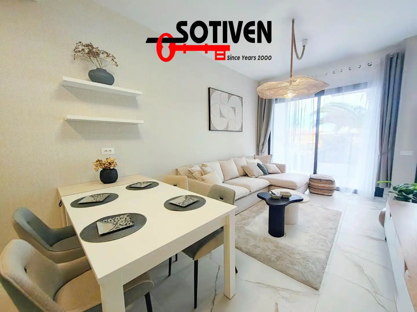 Sala de estar de Casa adosada en venta en Guía de Isora con Terraza