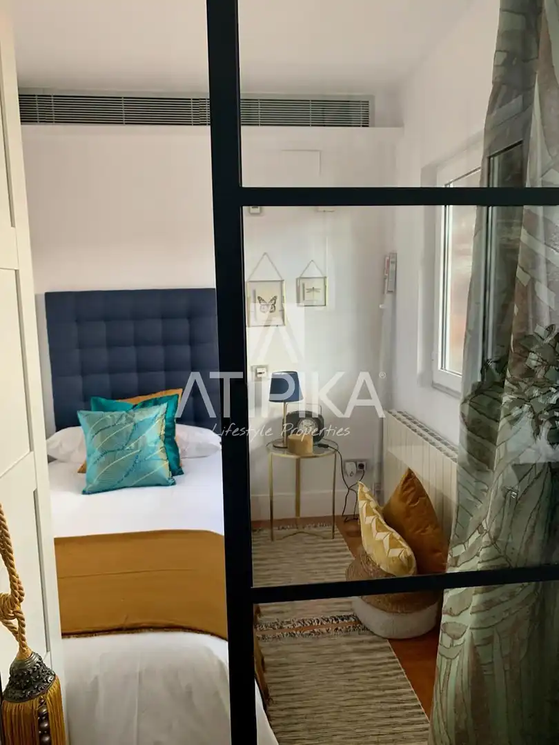 Schlafzimmer von Maisonette zum Verkauf in Barcelona mit Klimaanlage, Heizung und Terrasse
