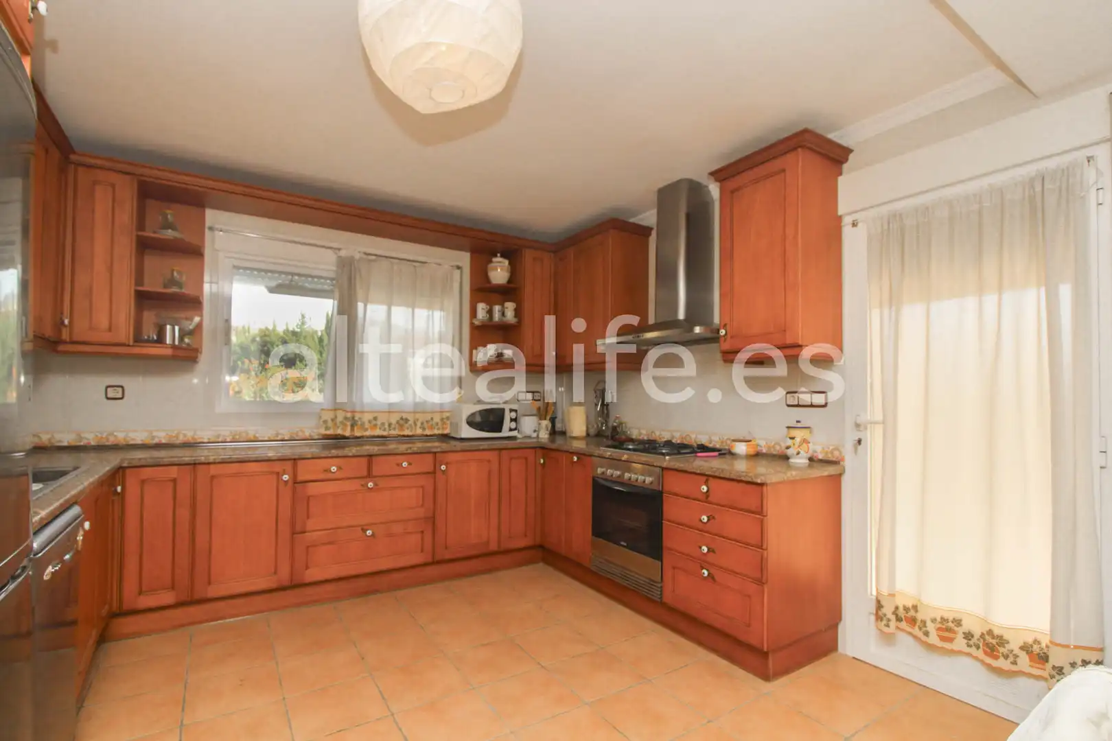 Küche von Haus oder Chalet zum Verkauf in La Nucia mit Privatgarten, Terrasse und Abstellraum
