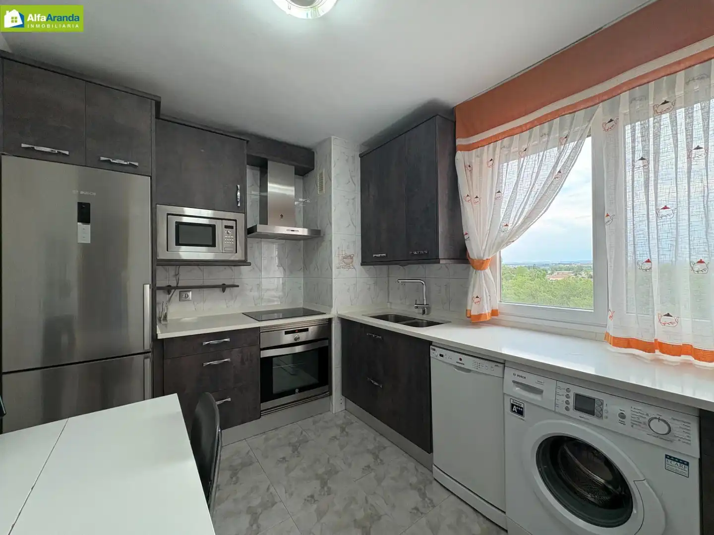 Küche von Wohnung zum Verkauf in Aranda de Duero mit Heizung, Terrasse und Möbliert