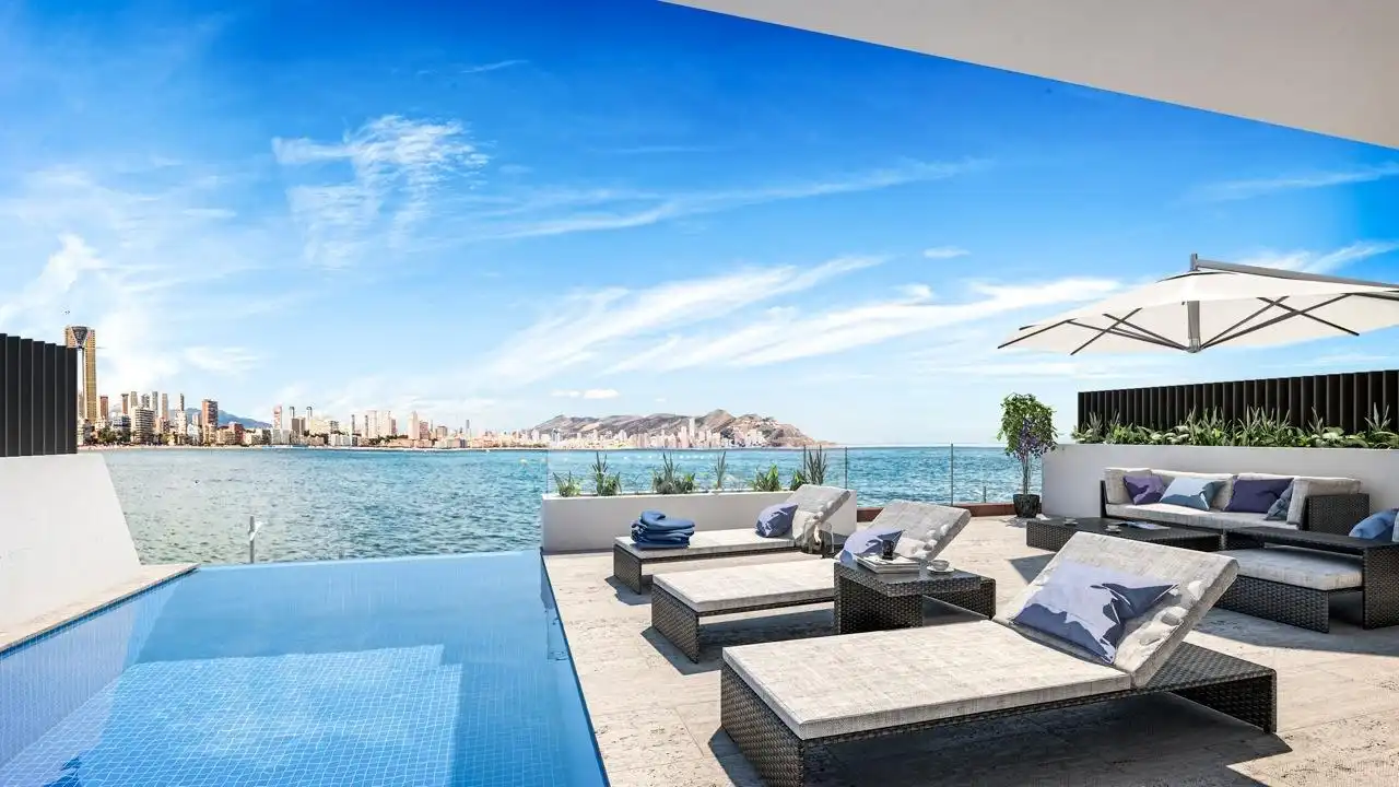 Terrace of Attic for sale in Benidorm  with Air Conditioner, Heating and Terrace