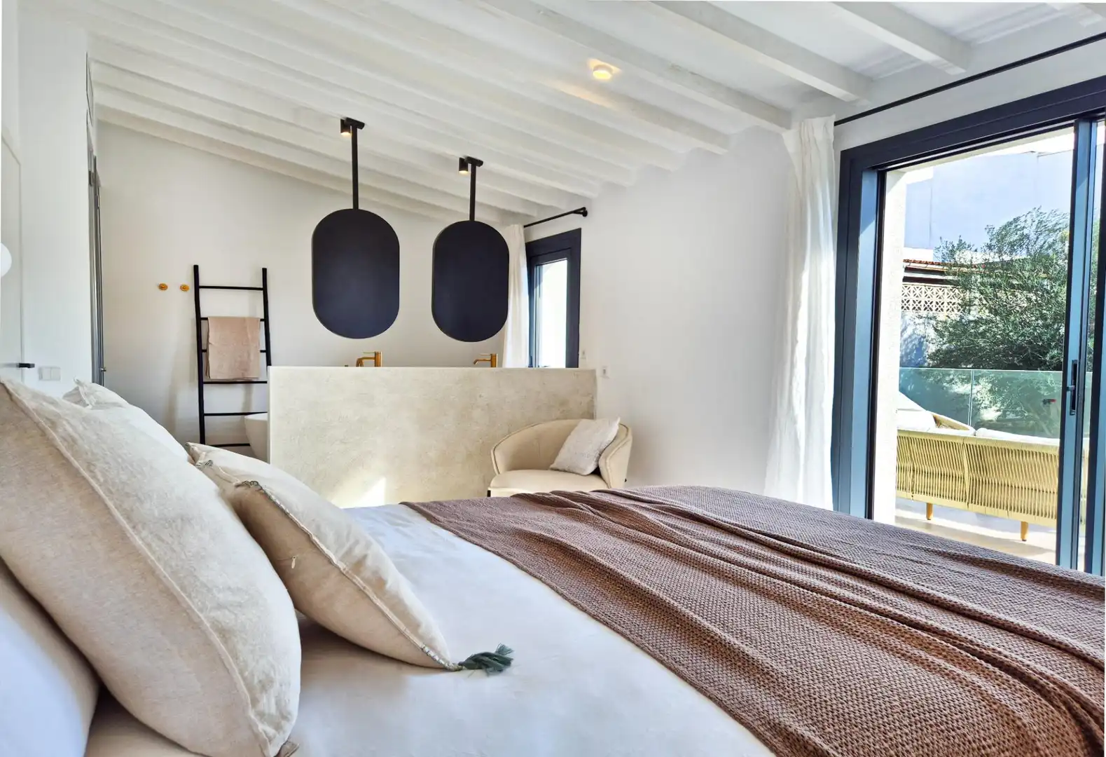 Dormitori de Casa o xalet en venda en  Palma de Mallorca amb Aire condicionat, Calefacció i Jardí privat