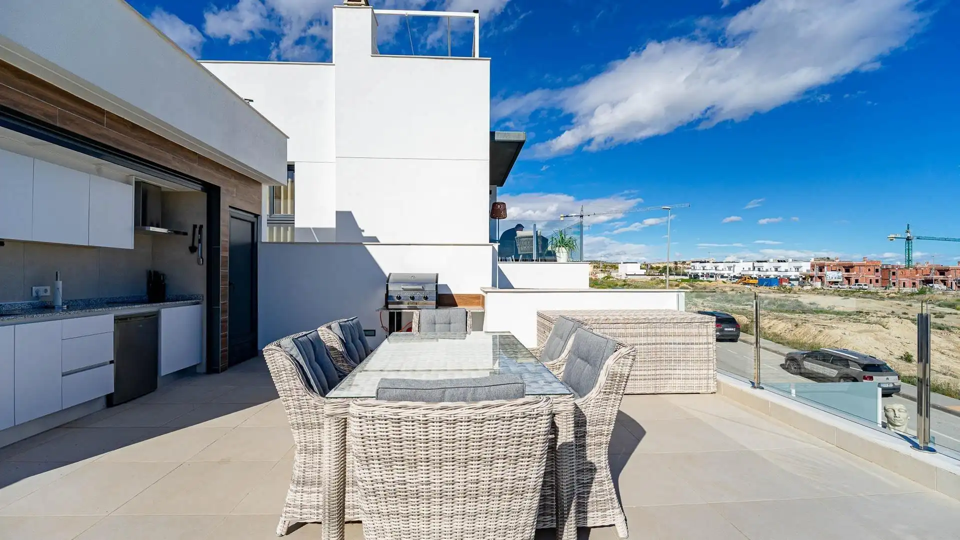 Terrassa de Casa o xalet en venda en Orihuela amb Aire condicionat, Jardí privat i Terrassa