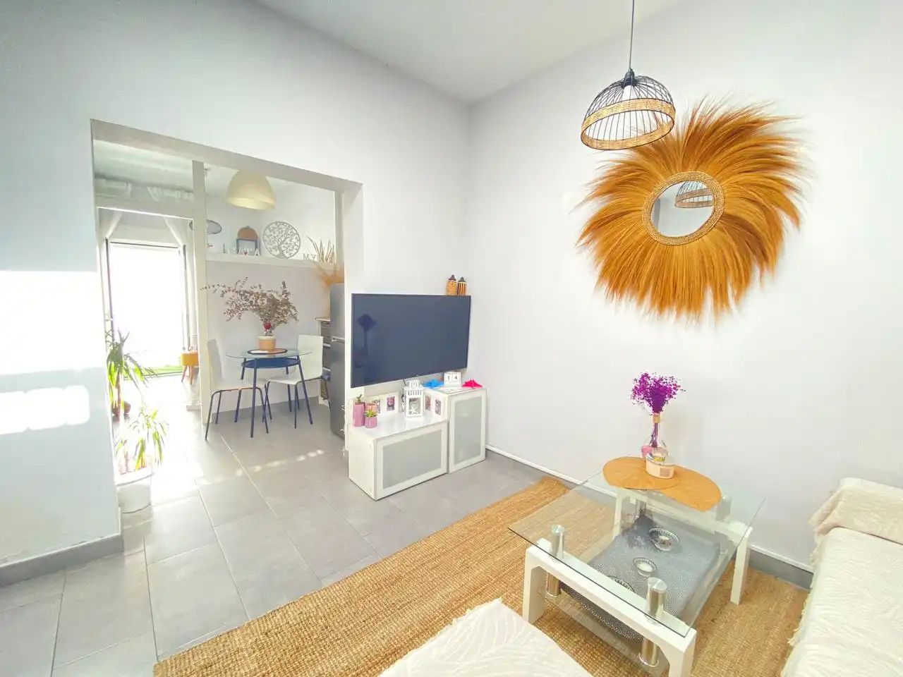 Sala d'estar de Apartament en venda en Sanlúcar de Barrameda amb Aire condicionat i Terrassa