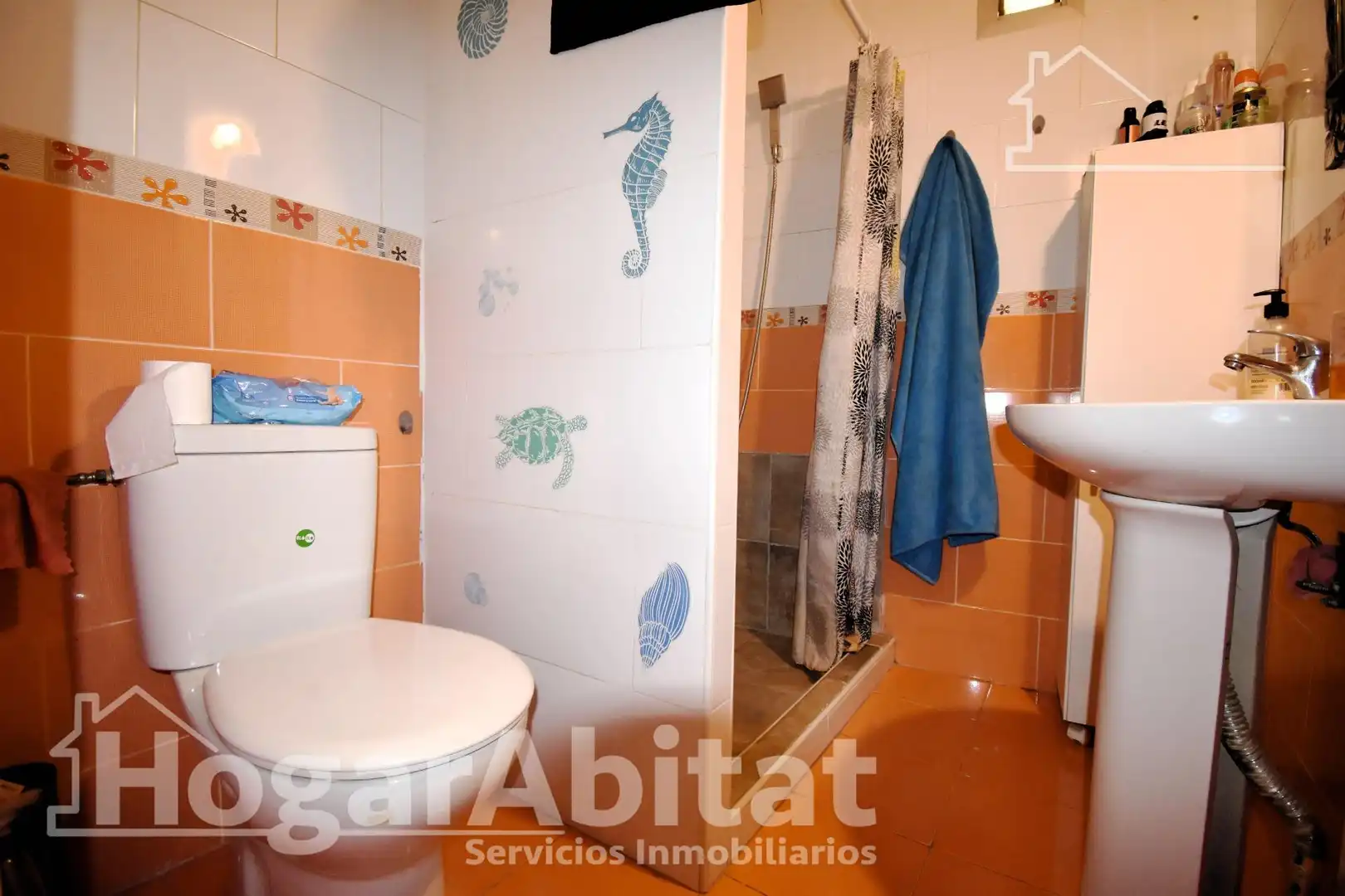 Badezimmer von Wohnung zum Verkauf in Alzira mit Klimaanlage, Heizung und Terrasse