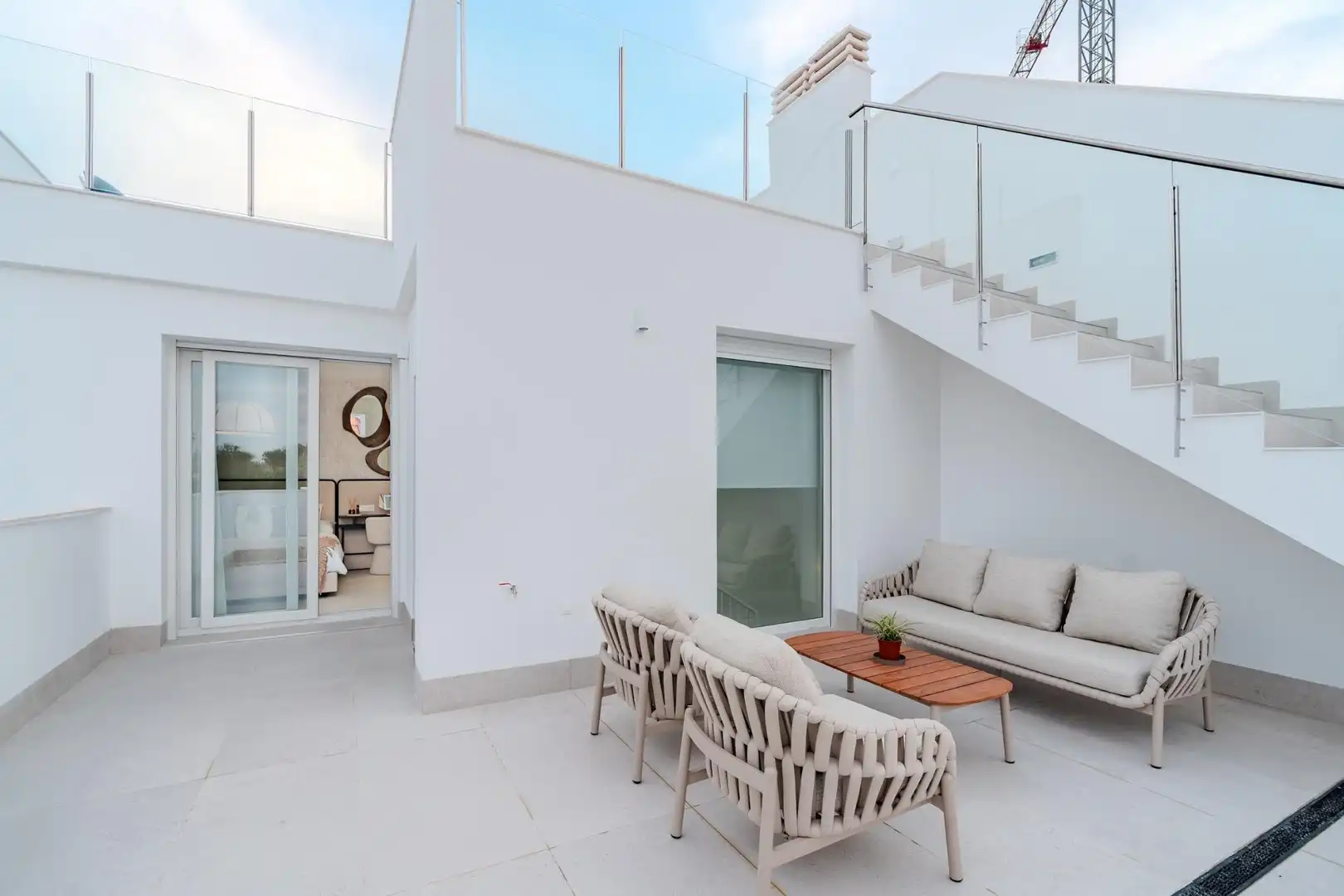 Terrassa de Casa adosada en venda en Los Alcázares amb Aire condicionat, Jardí privat i Terrassa