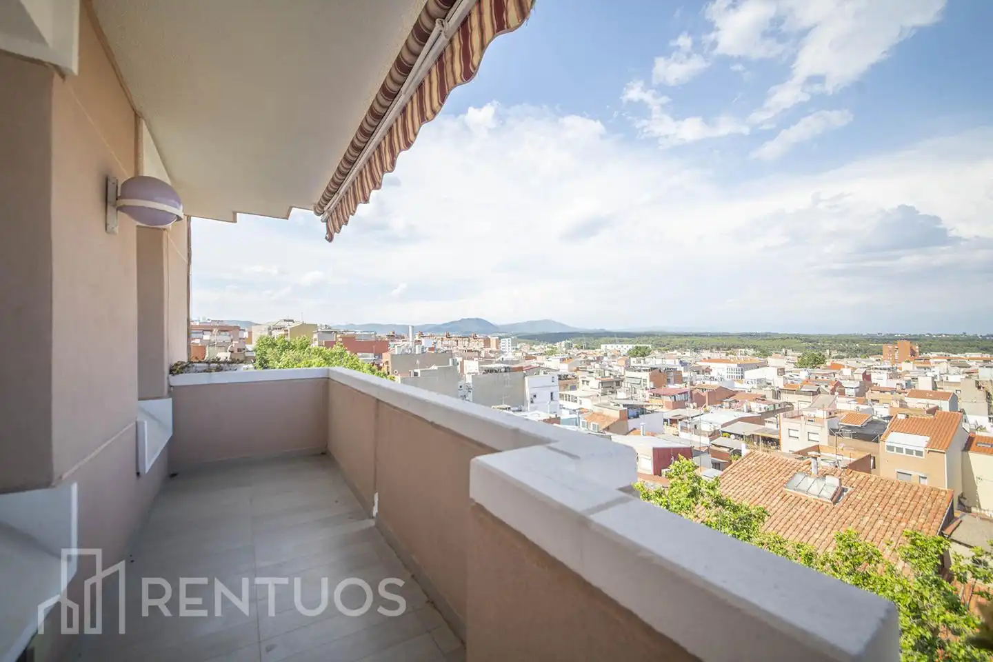 Terrasse von Wohnung zur Miete in Sabadell mit Klimaanlage, Parkett und Terrasse