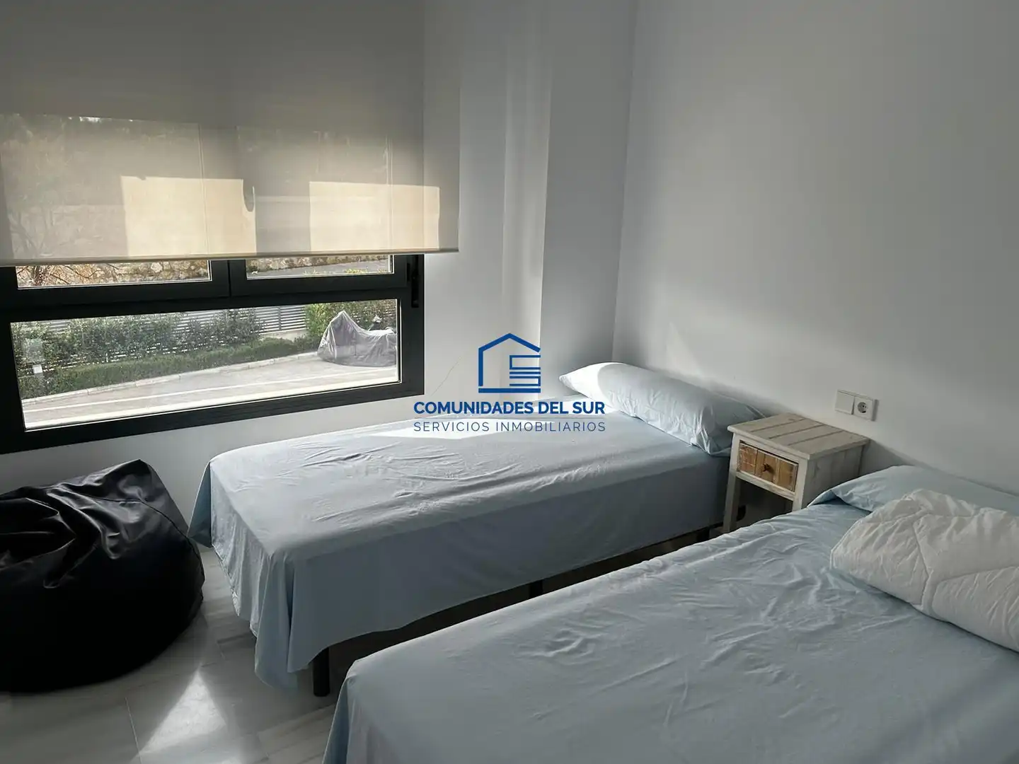 Schlafzimmer von Wohnung zur Miete in El Puerto de Santa María mit Klimaanlage, Privatgarten und Terrasse