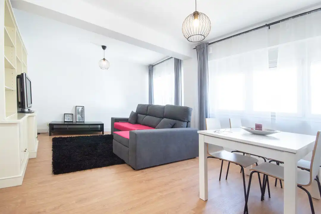 Sala d'estar de Pis de lloguer en Carballo amb Calefacció i Terrassa