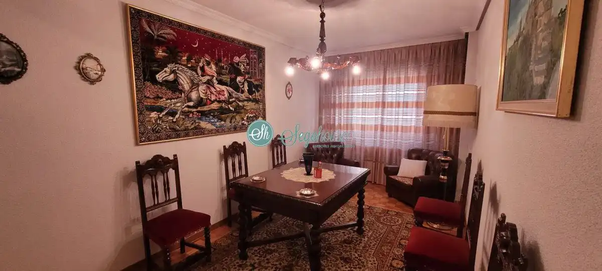 Dining room of Flat for sale in Segovia  with Heating, Parquet flooring and Terrace