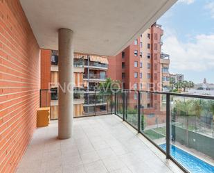 Terrace of Apartment for sale in  Valencia Capital  with Air Conditioner, Terrace and Swimming Pool