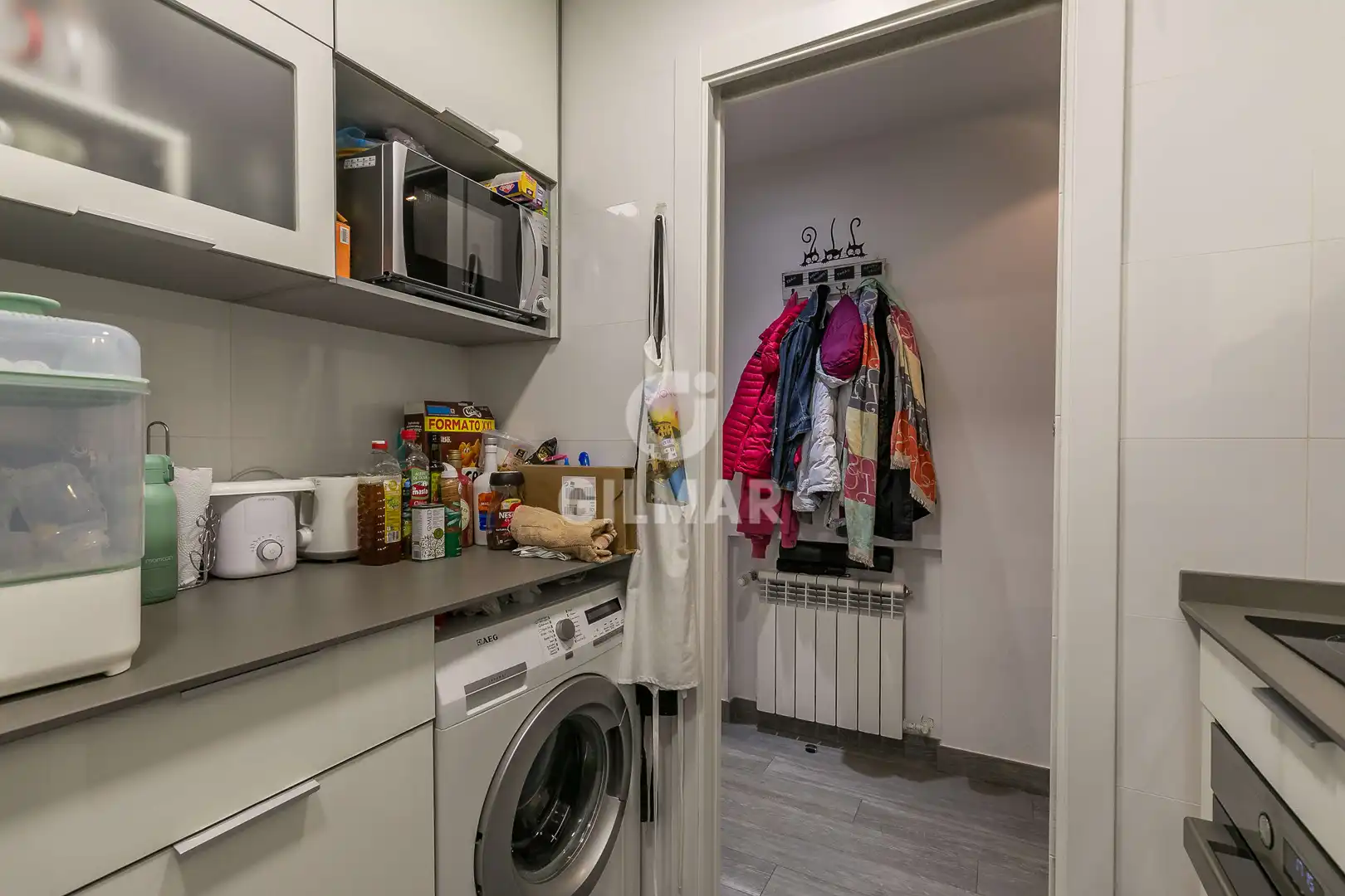 Kitchen of Flat for sale in Madrid  with Heating and Balcony