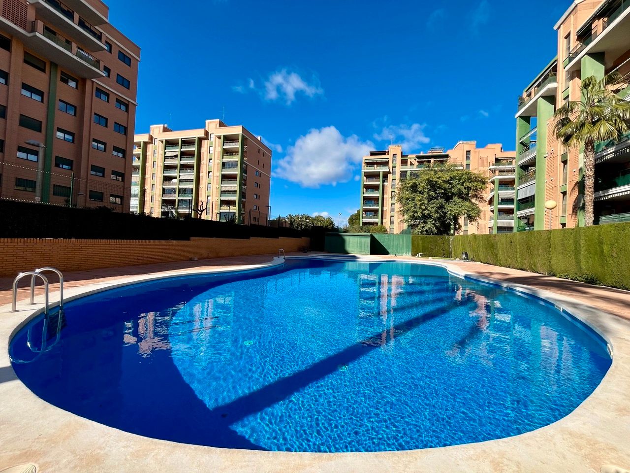 Swimming pool of Flat for sale in Paterna  with Terrace, Storage room and Oven