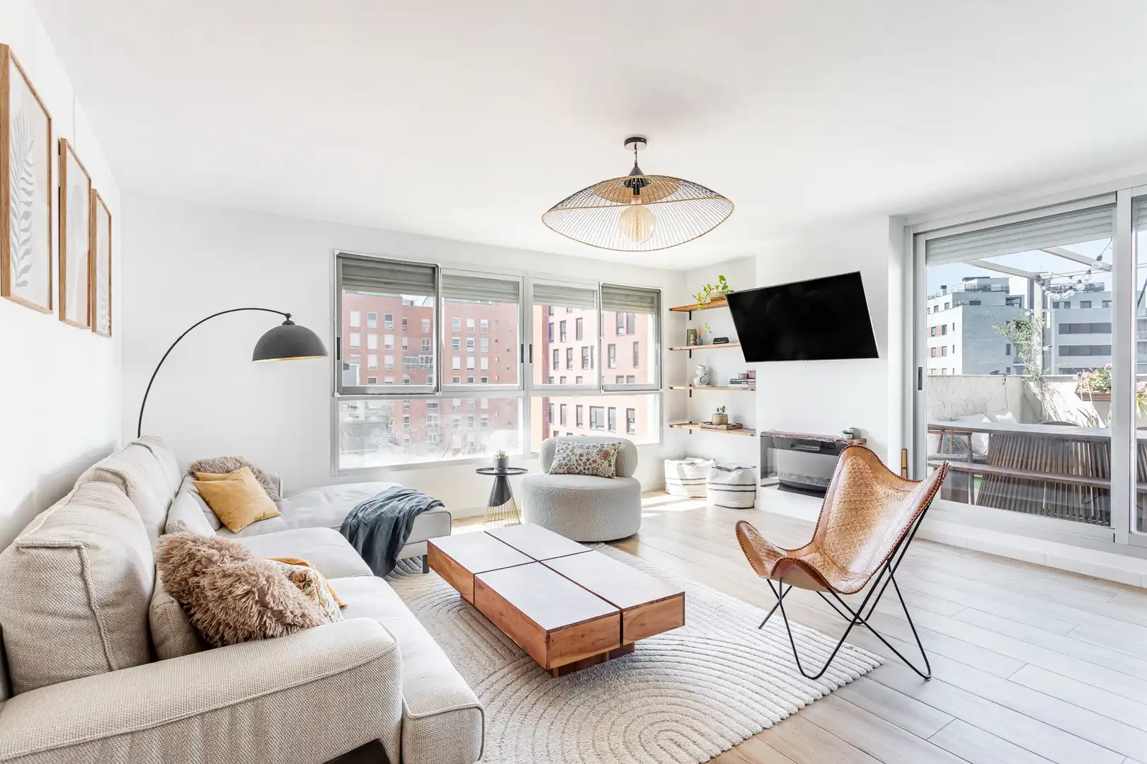 Sala de estar de Ático en venta en Valencia con Aire acondicionado, Calefacción y Jardín privado