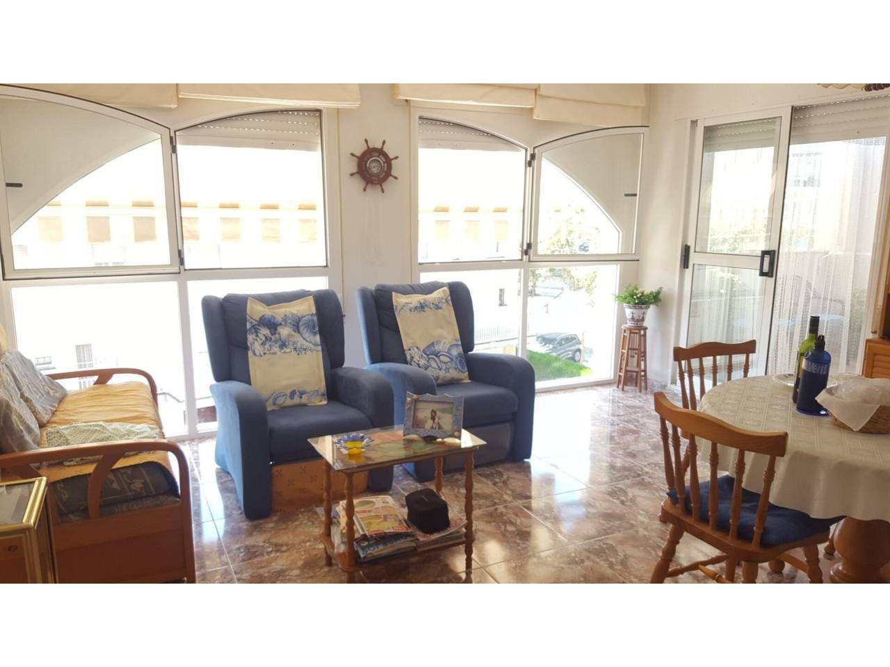 Living room of Flat to rent in Sant Carles de la Ràpita  with Air Conditioner, Heating and Terrace