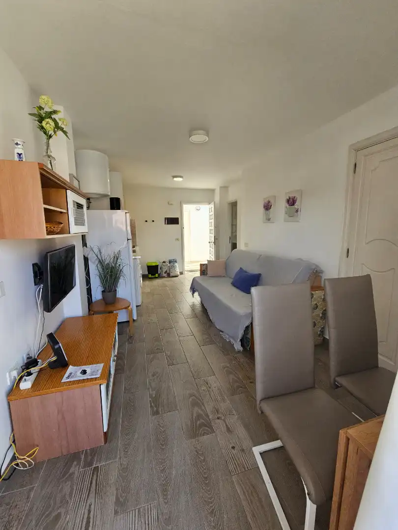 Sala d'estar de Apartament de lloguer en Antigua amb Moblat, Balcó i Piscina comunitària