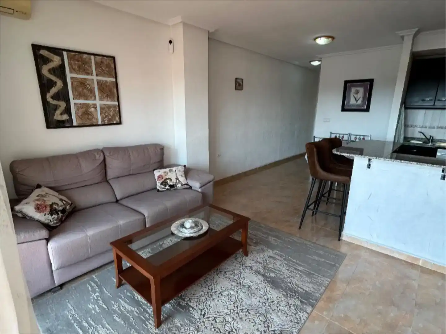 Sala de estar de Piso en venta en Almoradí con Aire acondicionado, Piscina y Amueblado