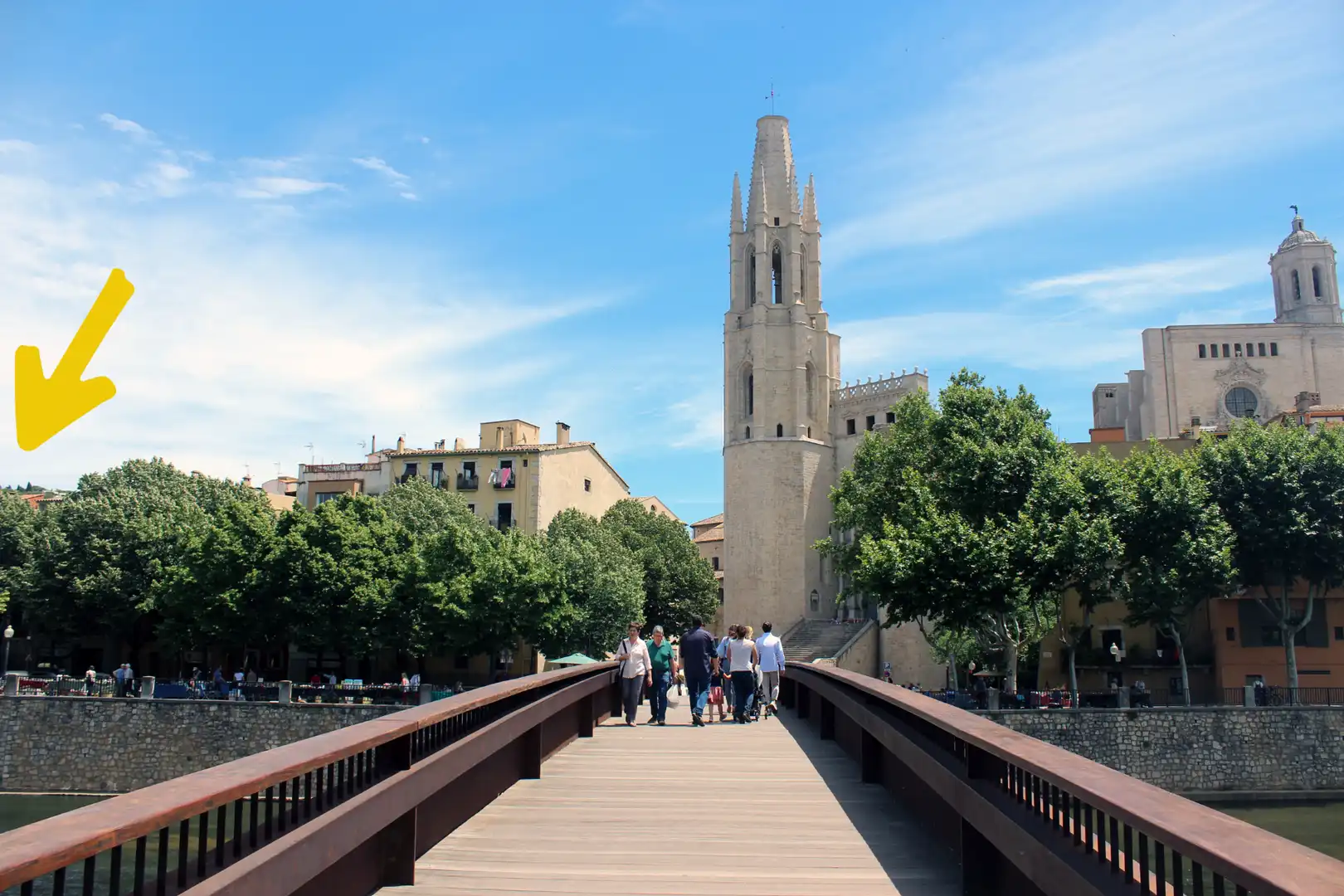 Vista exterior de Piso en venta en Girona con Aire acondicionado, Calefacción y Terraza