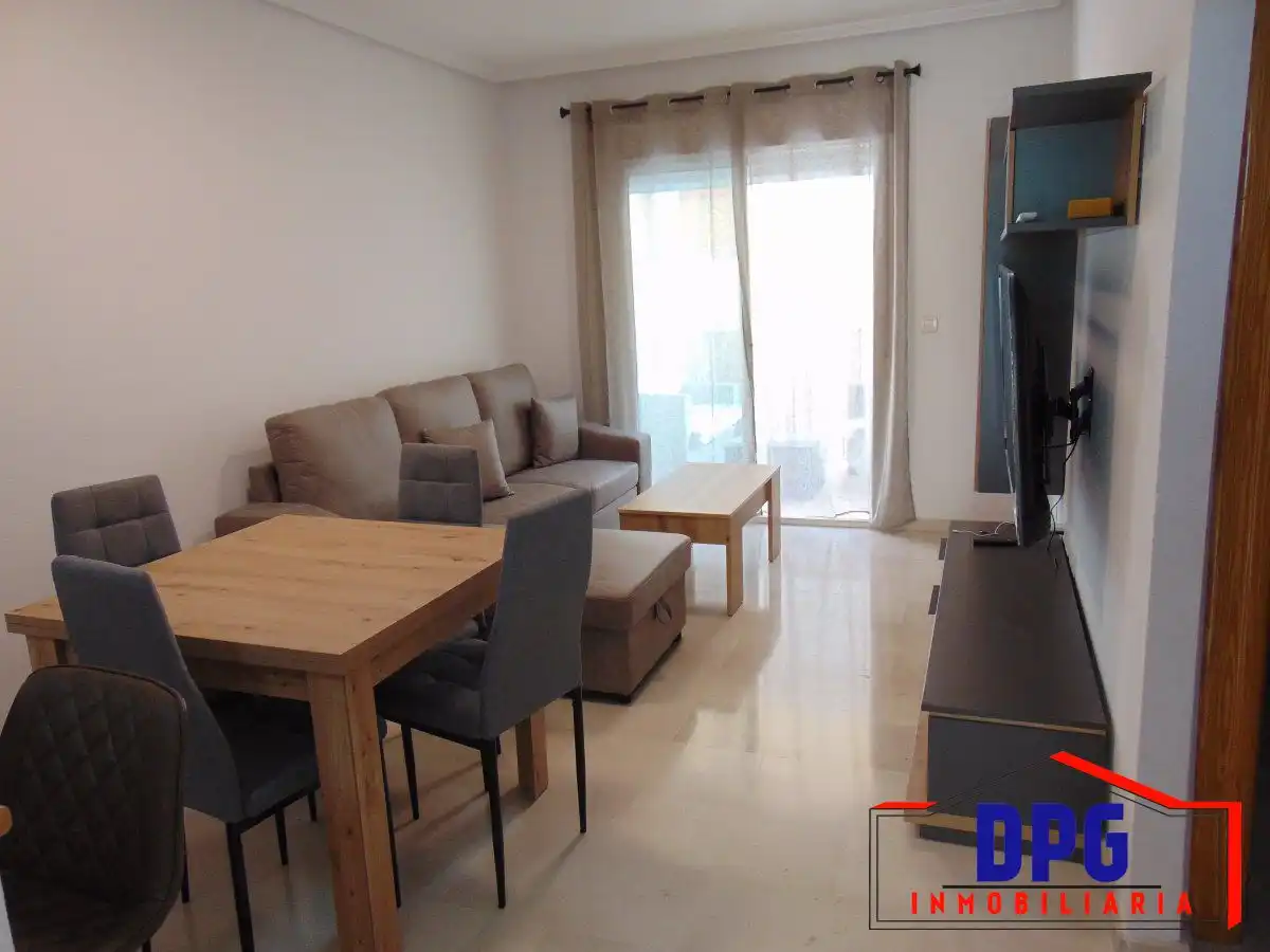Living room of Apartments for sale in Garrucha  with Terrace, Storage room and Furnished