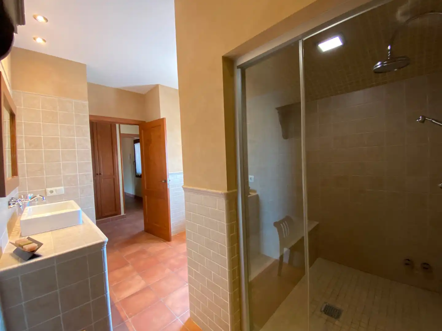 Baño de Casa o chalet en venta en Mont-ras con Aire acondicionado, Calefacción y Jardín privado