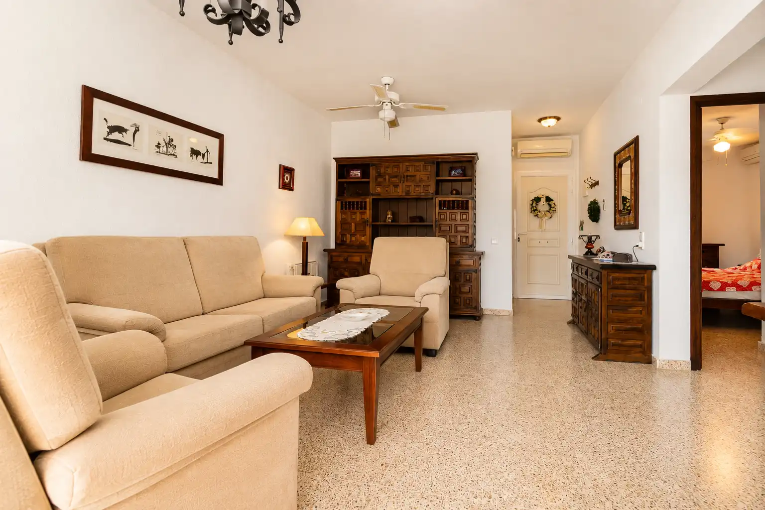 Sala de estar de Casa o chalet en venta en La Nucia con Amueblado