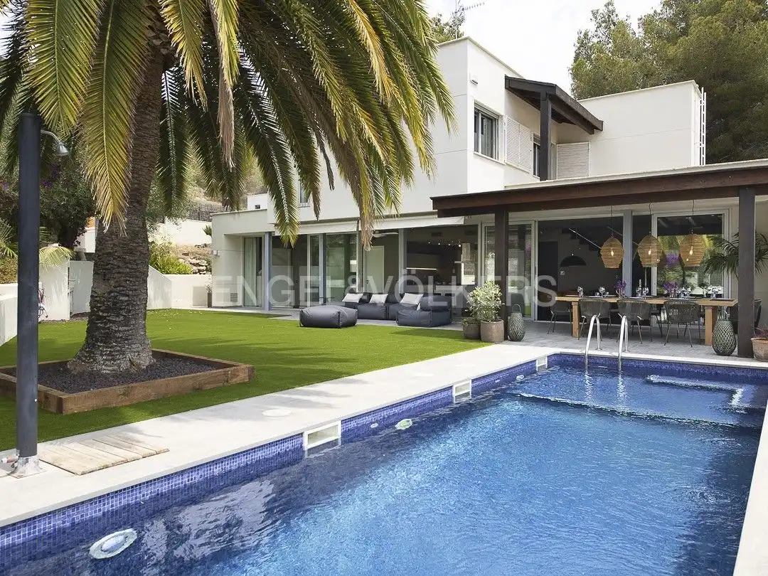 Vista exterior de Casa o chalet en venta en Sant Pere de Ribes con Aire acondicionado, Calefacción y Jardín privado