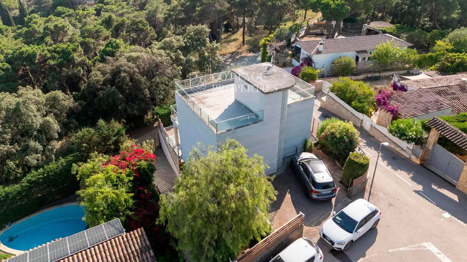 Vista exterior de Casa o xalet en venda en Lloret de Mar amb Aire condicionat, Calefacció i Terrassa
