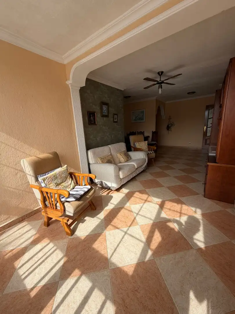 Living room of Flat for sale in Marbella  with Private garden, Terrace and Oven