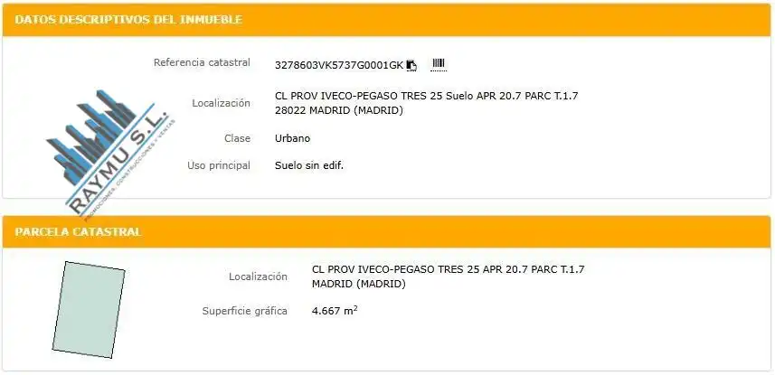 Parking of Residential for sale in Madrid