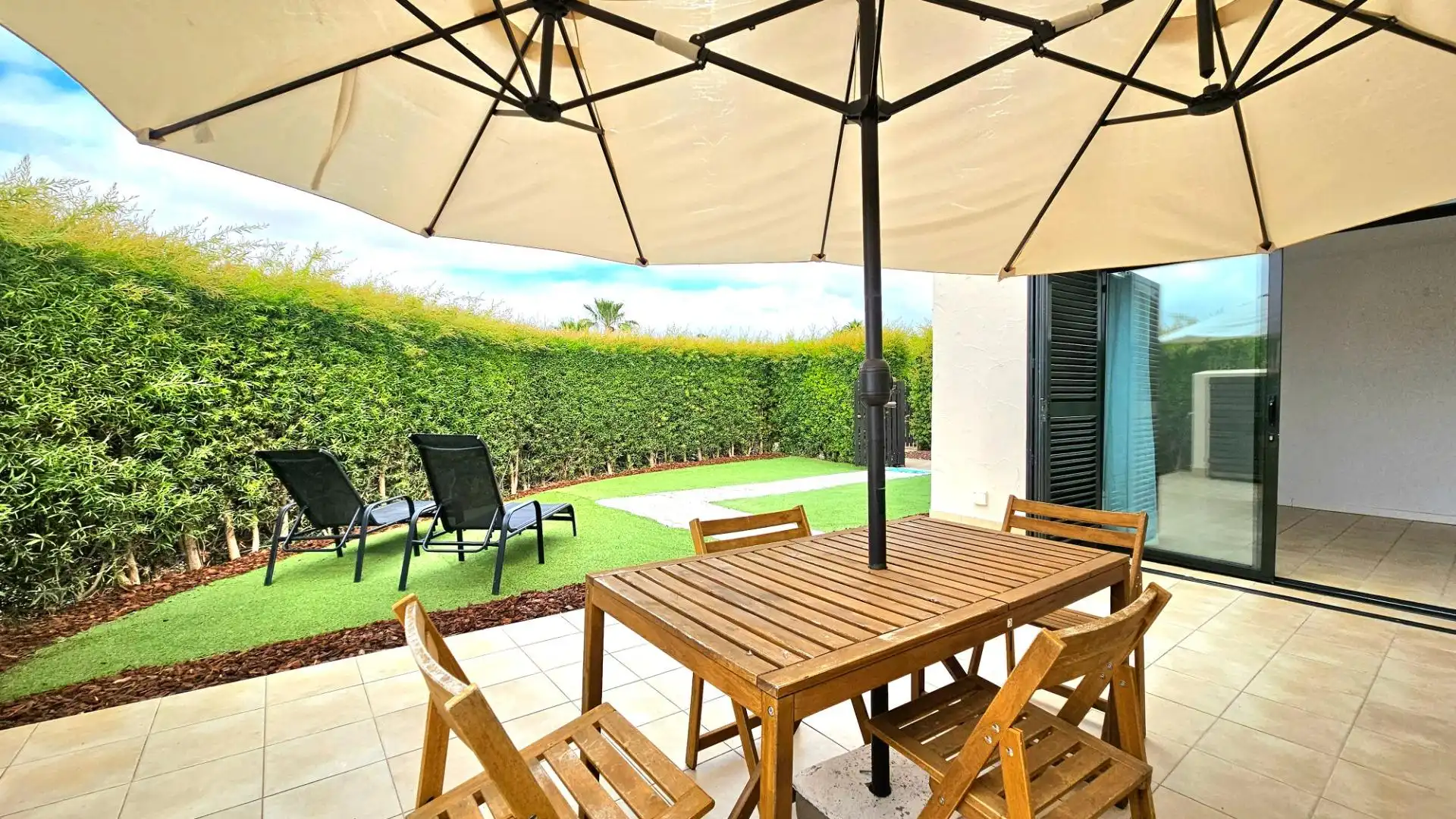 Terrassa de Casa o xalet en venda en Murcia amb Aire condicionat, Calefacció i Jardí privat