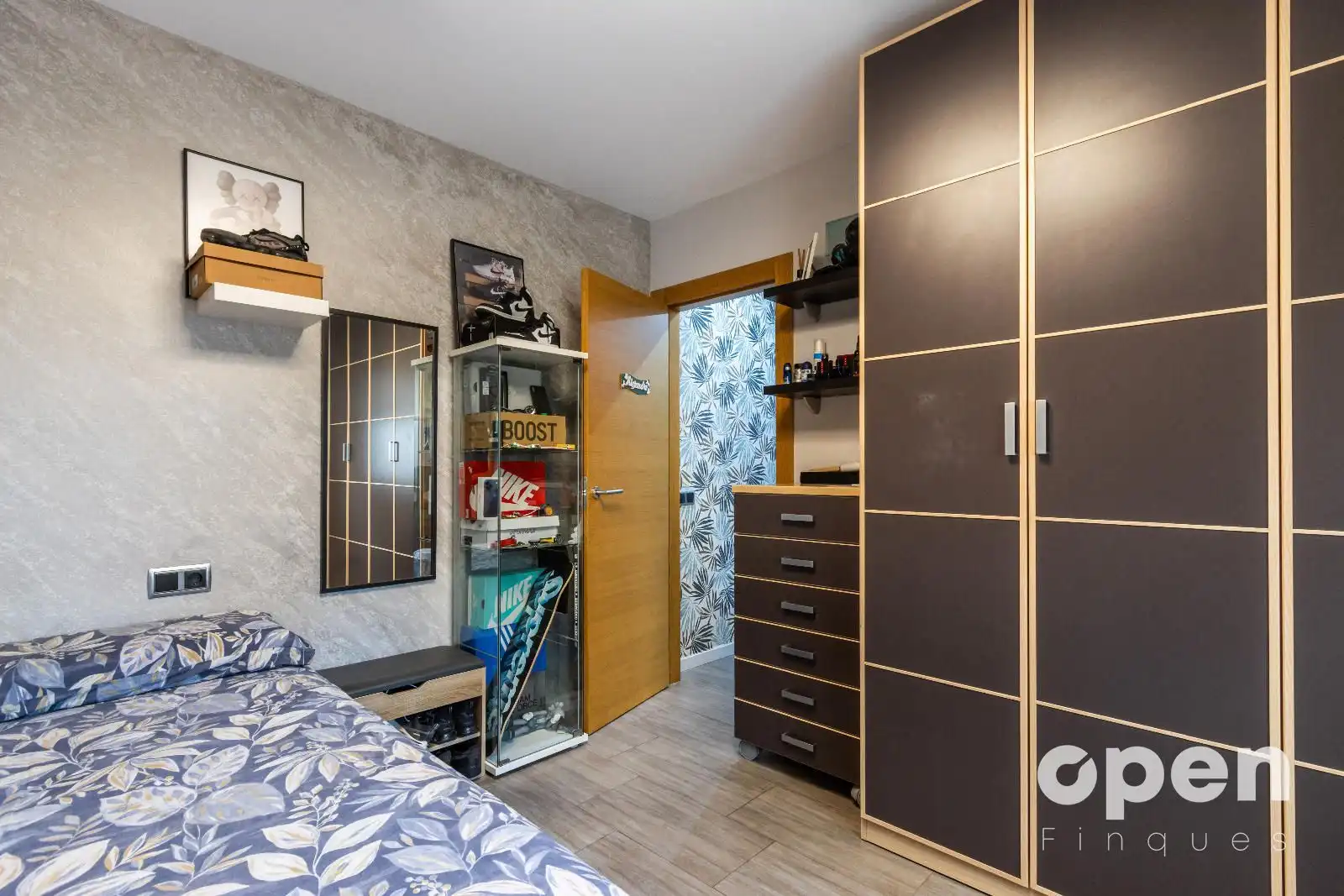 Schlafzimmer von Einfamilien-Reihenhaus zum Verkauf in Terrassa mit Klimaanlage, Heizung und Terrasse