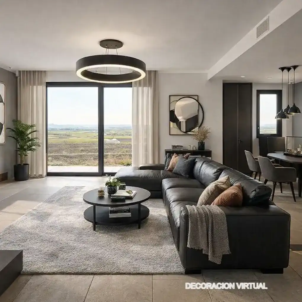 Sala de estar de Casa o chalet en venta en Elburgo / Burgelu con Calefacción, Jardín privado y Terraza