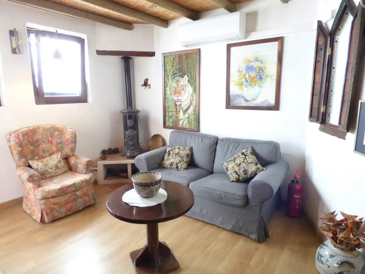 Sala de estar de Casa o chalet en venta en Canillas de Aceituno con Aire acondicionado, Terraza y Amueblado