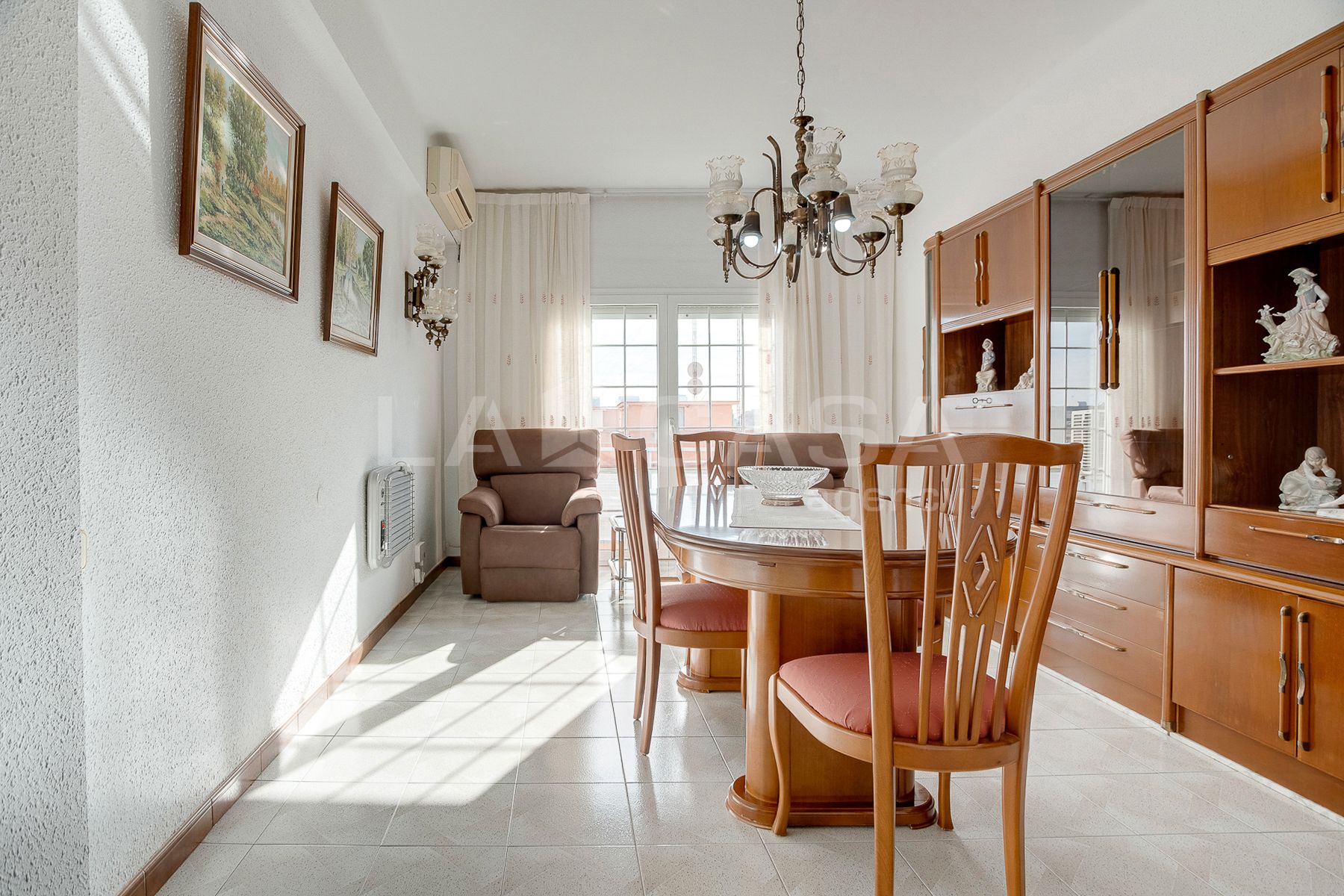 Dining room of Flat for sale in  Barcelona Capital  with Heating and Balcony