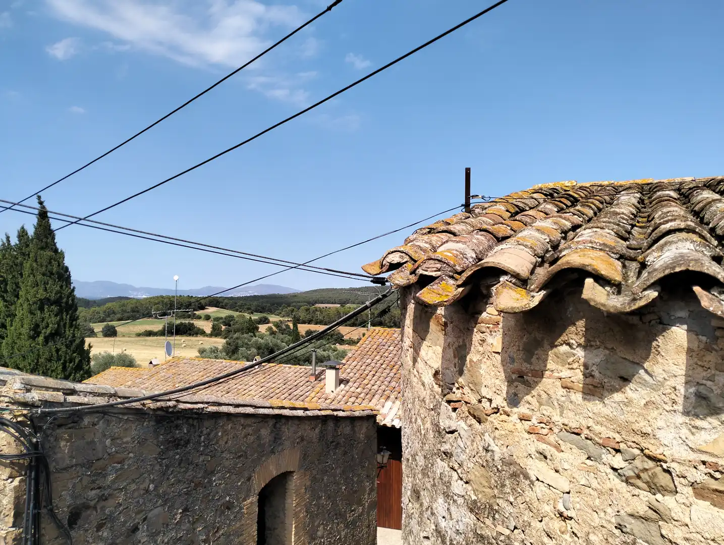 Vista exterior de Finca rústica en venta en Vilopriu con Terraza y Balcón