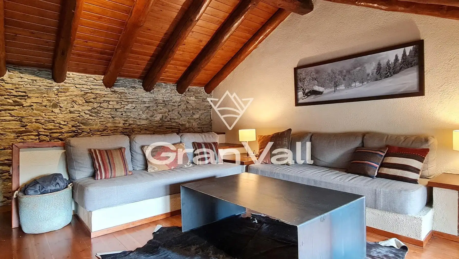 Sala d'estar de Casa o xalet en venda en Bolvir amb Calefacció, Jardí privat i Terrassa