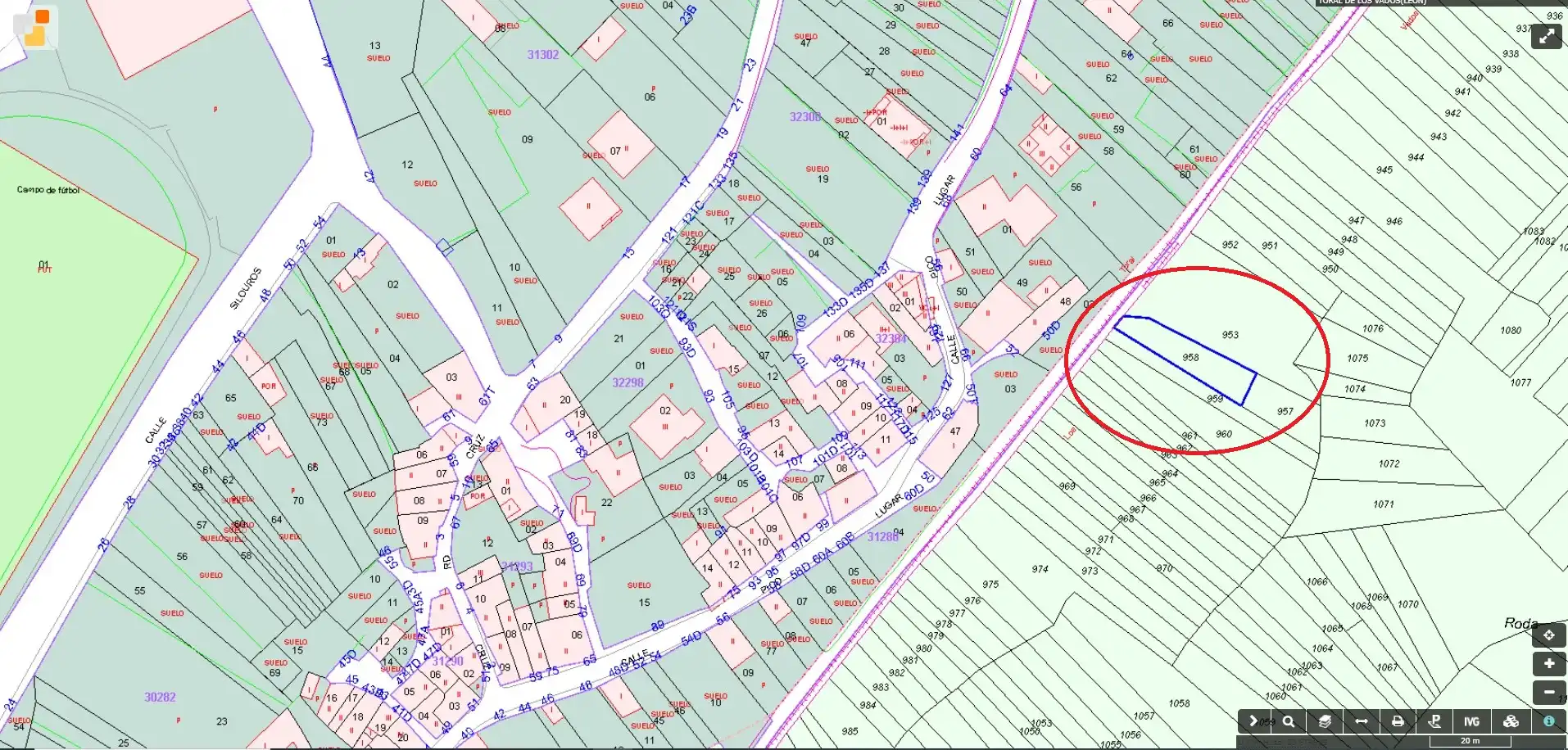 Terreno en venta en Toral de los Vados