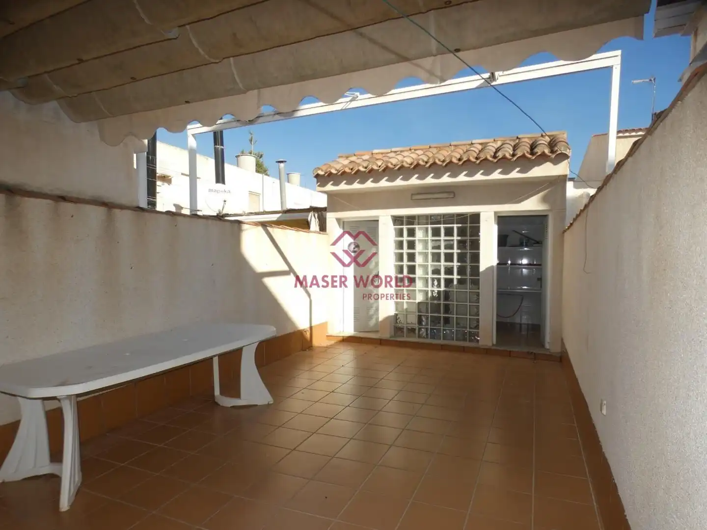 Terrace of Duplexes for sale in Mazarrón  with Air Conditioner and Furnished