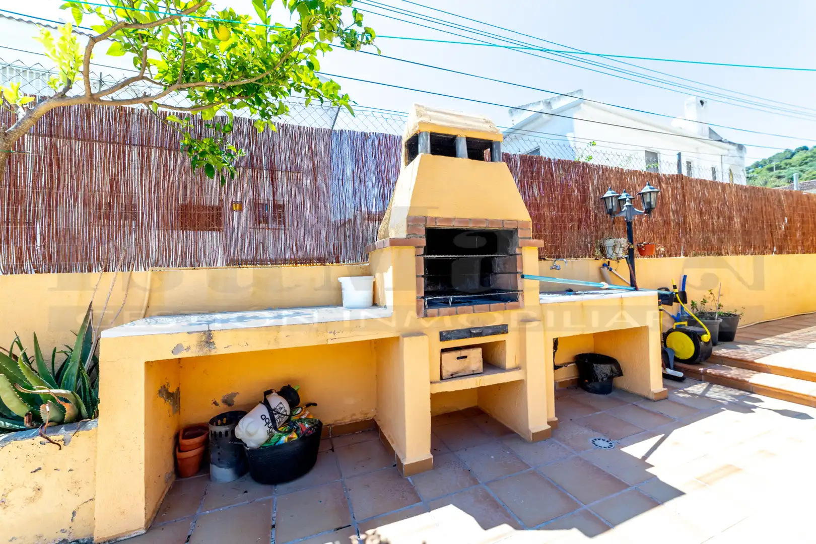 Terraza de Casa adosada en venta en Calafell con Aire acondicionado, Calefacción y Jardín privado