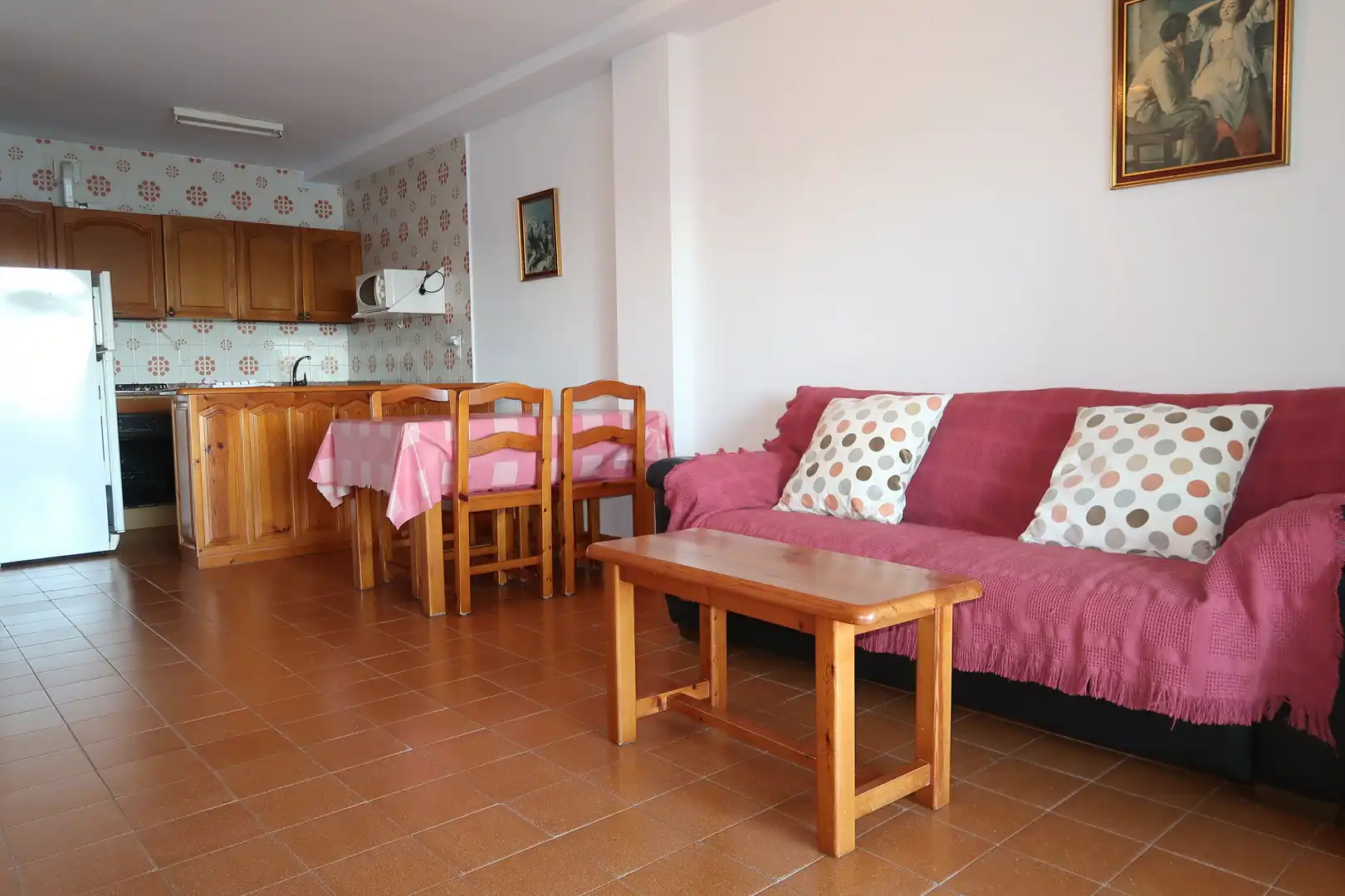 Sala de estar de Apartamento de alquiler en Almuñécar con Terraza, Amueblado y Lavadora