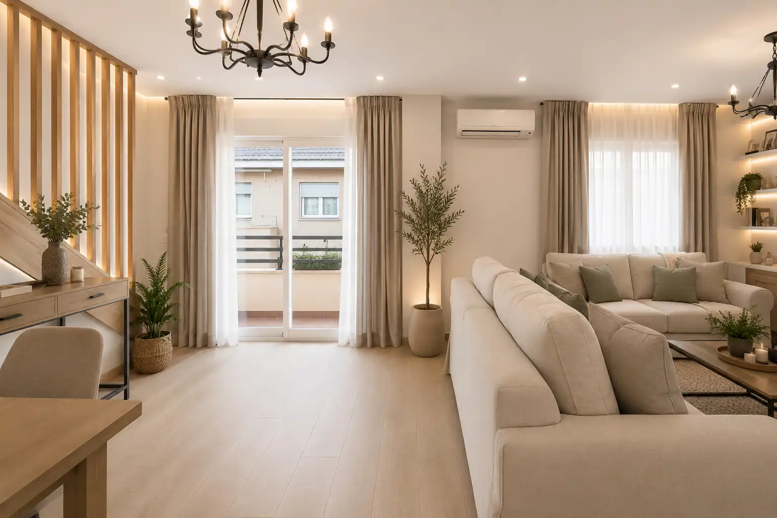 Living room of Flat for sale in Brunete  with Air Conditioner, Heating and Private garden
