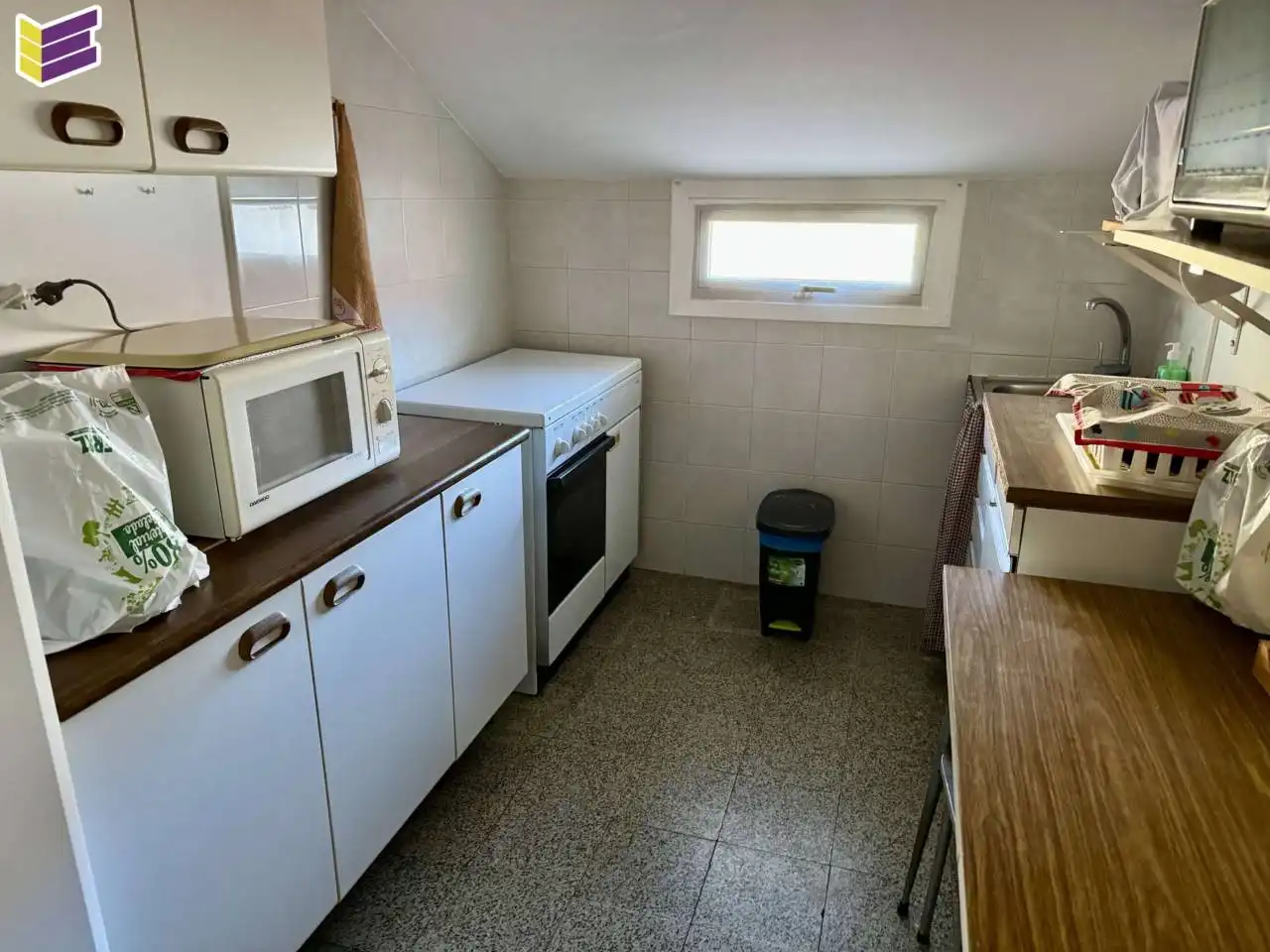 Cocina de Piso en venta en Baiona con Calefacción, Parquet y Amueblado