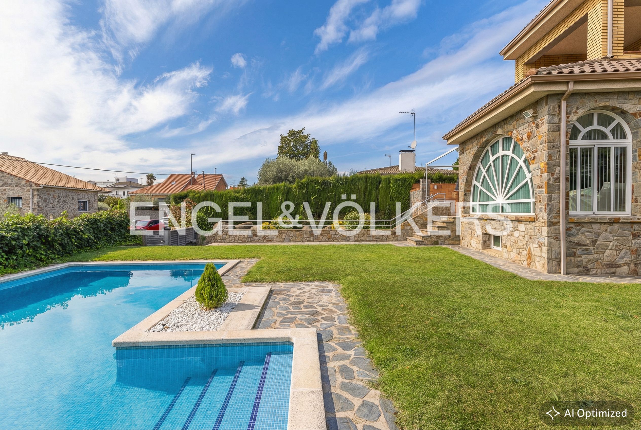 Swimming pool of House or chalet for sale in Castellar del Vallès  with Air Conditioner, Heating and Private garden