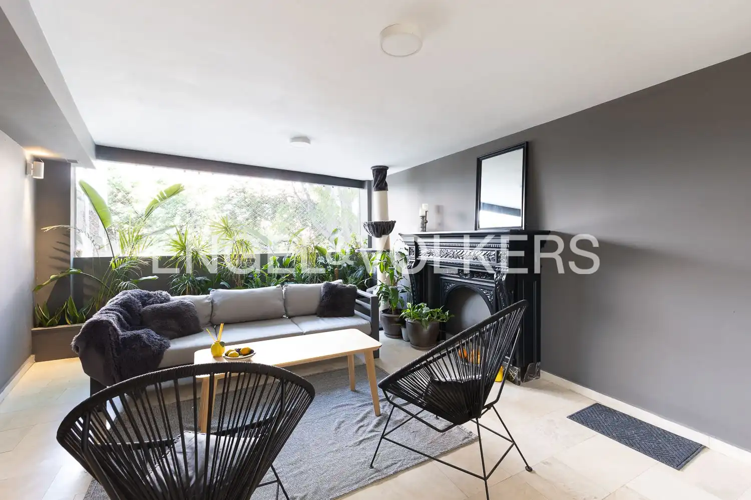 Living room of Flat for rent in Valencia  with Air Conditioner, Heating and Terrace