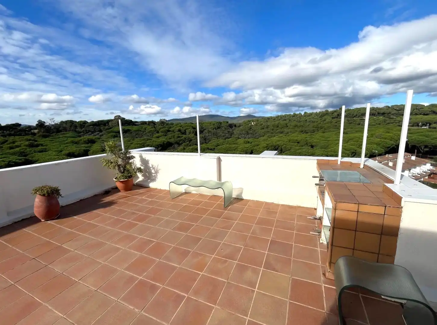 Terrasse von Dachboden zum Verkauf in Palamós mit Terrasse und Möbliert
