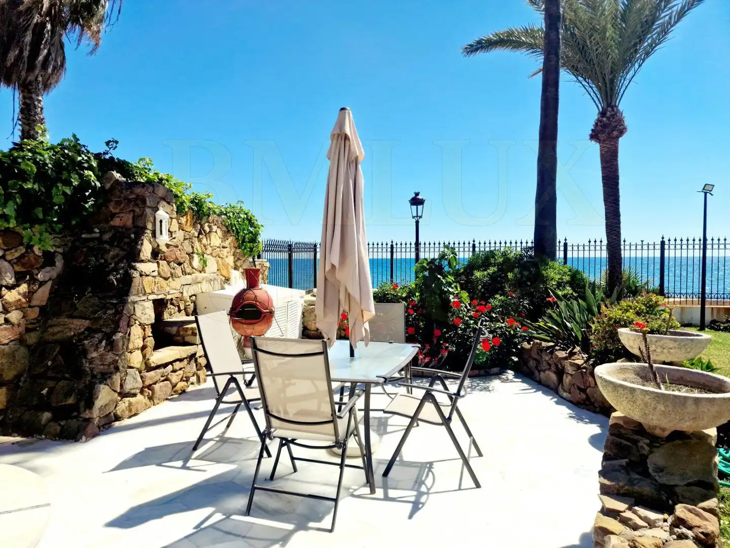 Terrassa de Casa o xalet de lloguer en Marbella amb Aire condicionat, Jardí privat i Terrassa
