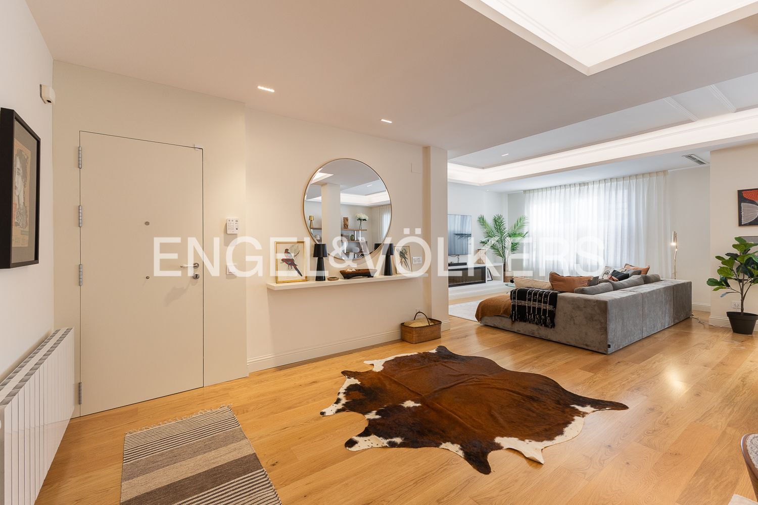 Sala d'estar de Pis en venda en  Valencia Capital amb Aire condicionat, Calefacció i Parquet